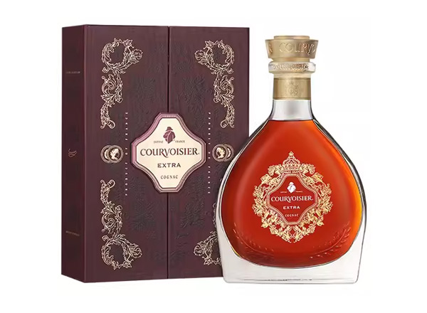 保定回收拿破仑至尊EXTRA馥华诗干邑白兰地700ml礼盒装Courvoisier洋酒