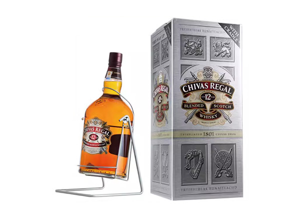 保定芝华士12年威士忌回收4500ml 9斤装4.5L进口Chivas Regal洋酒礼盒