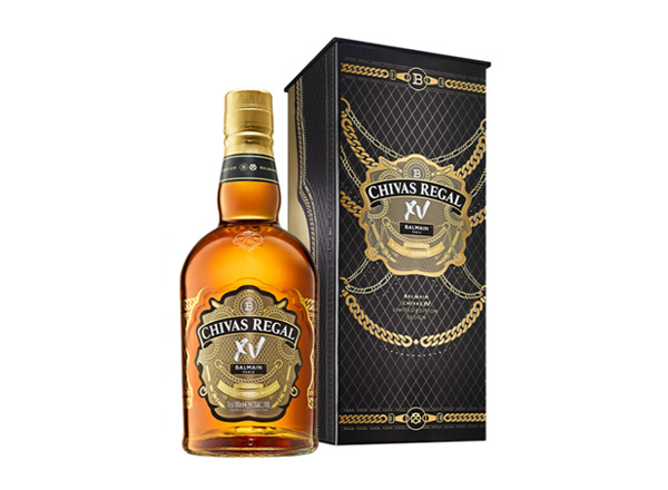 保定芝华士15年回收Chivas Regal XV Balmain巴尔曼联名限定版700ml苏格兰调配型威士忌洋酒