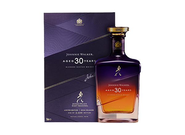 保定Johnnie Walker尊尼获加30年回收尊尼获加威士忌紫金臻选750ml礼盒装洋酒收购约翰走路中国限量版