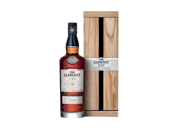 保定格兰威特威士忌回收格兰威特25年陈酿威士忌The Glenlivet XXV洋酒上门收购