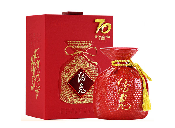 保定回收酒鬼酒红坛70纪念酒1949-2019年收藏酒54度700ml上门收购行情价格行情价格