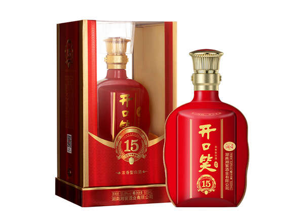 保定湘窖开口笑15陈酿16回收开口笑酒十五年陈酿酒开口笑15大喜版上门收购价格高行情价格