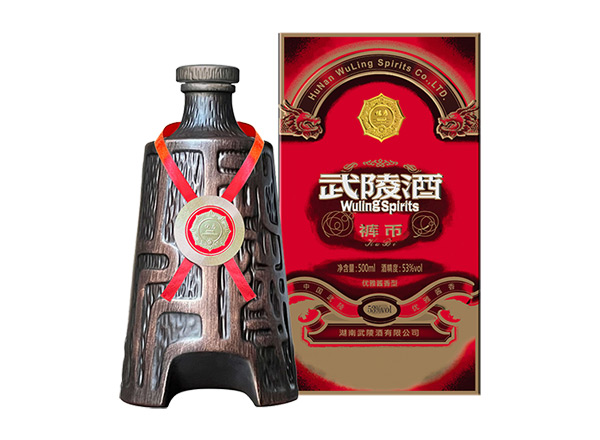 保定回收武陵酒裤币53度酱香型白酒500ml/1L礼盒装裤币武陵酒收购