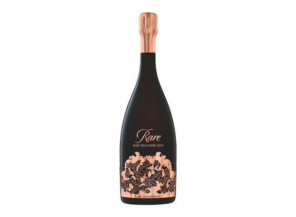 保定白雪香槟回收稀露香槟黑钻年份桃红香槟Rare Rose（礼盒装）